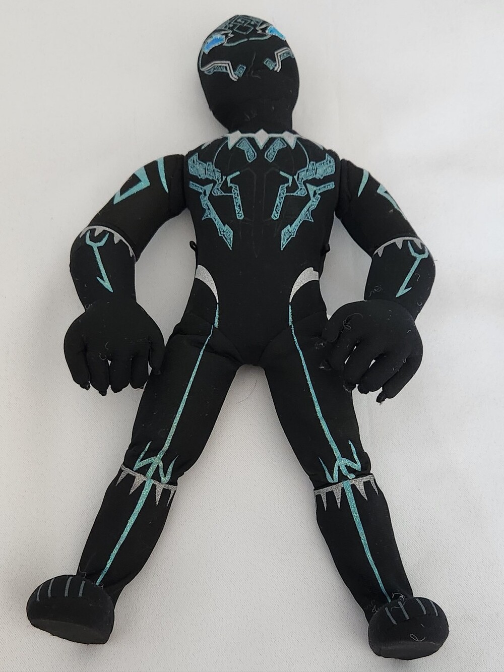 Marvel Black Panther Plush Partial Stuffed Toy Black Superhero Doll 15 Inch